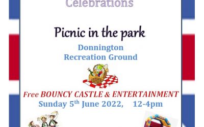Jubilee Big Lunch on Sunday 5th June at Donnington Recreation Ground