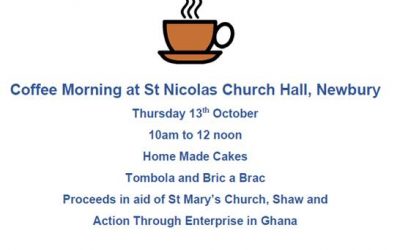 Coffee Morning at St Nicolas Church Hall in aid of St Mary’s Shaw